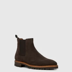 Aquatalia Boots-Leighton Dark Brown