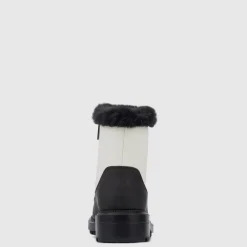 Aquatalia Boots-Lindsay Off White/Black