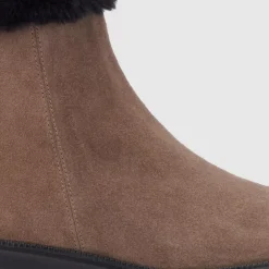 Aquatalia Boots-Lisanna Taupe/Black