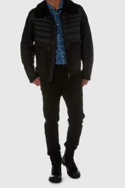 Aquatalia Outerwear-Lombardy Black