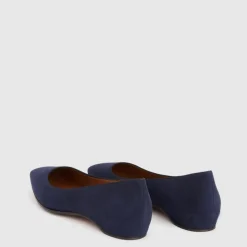 Aquatalia Flats-Marcella Navy