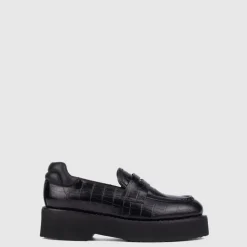 Aquatalia Flats-Marta Black