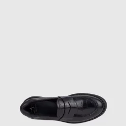 Aquatalia Flats-Marta Black