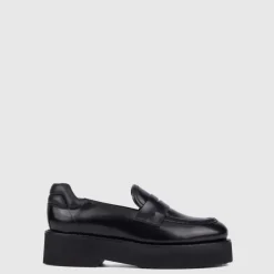 Aquatalia Flats-Marta Black