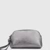 Aquatalia Handbags-Medium Zip Wristlet Silver