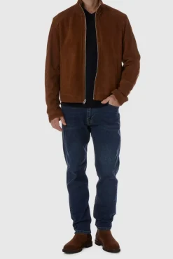 Aquatalia Outerwear-Messina Cognac