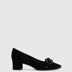 Aquatalia Heels-Paislee Black