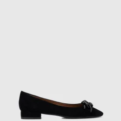Aquatalia Flats-Palina Black