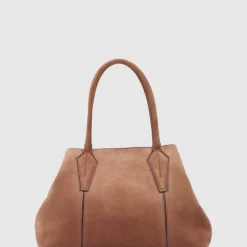 Aquatalia Handbags-Parma Caryall Brandy/Cognac