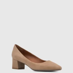 Aquatalia Heels-Pasha Champagne