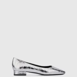 Aquatalia Flats-Penina Silver