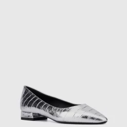 Aquatalia Flats-Penina Silver
