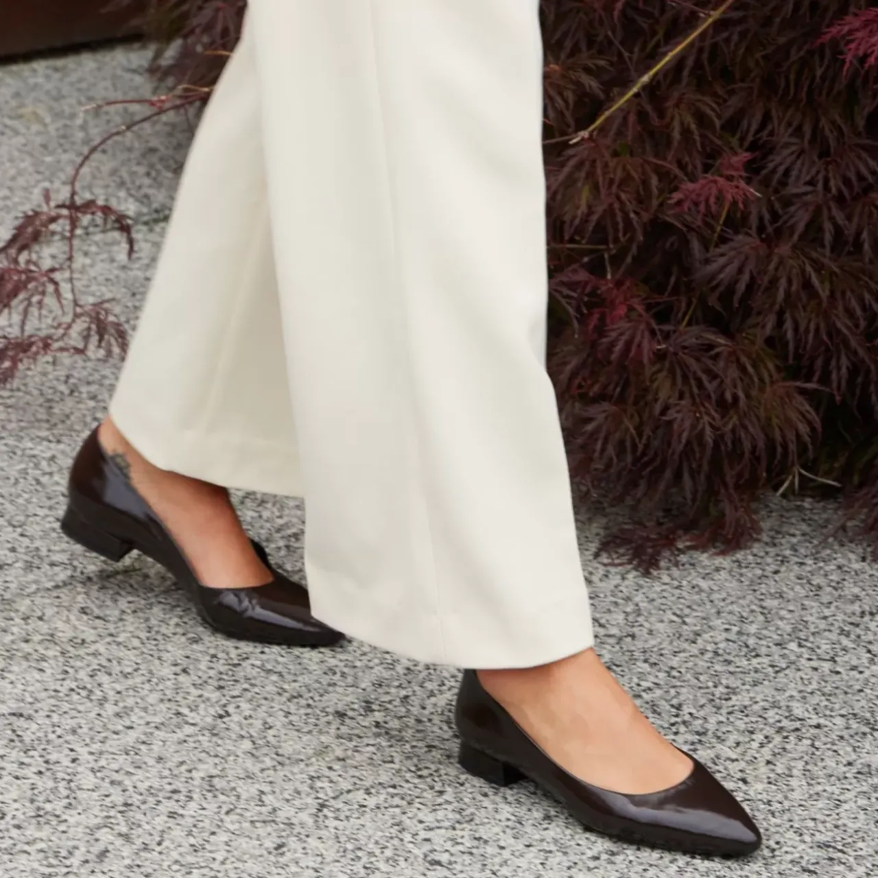 Aquatalia Flats-Penina Mocha