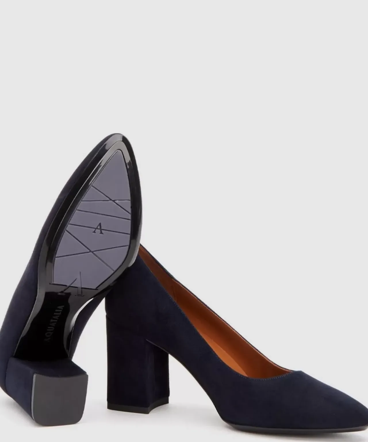 Aquatalia Heels-Peony Navy