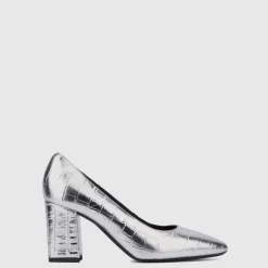 Aquatalia Heels-Peony Silver