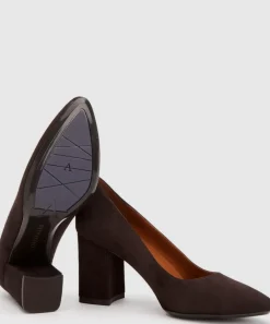 Aquatalia Heels-Peony Espresso