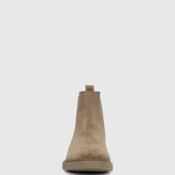 Aquatalia Boots-Pietro Light Taupe