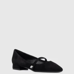 Aquatalia Flats-Priya Black