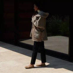 Aquatalia Flats-Qassidy Champagne/White