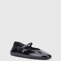 Aquatalia Flats-Qlaire Black