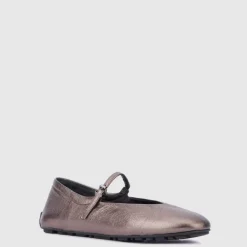 Aquatalia Flats-Qlaire Bronze