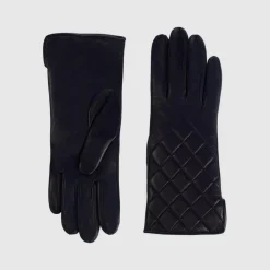 Aquatalia Gloves-Quilted Glove Navy