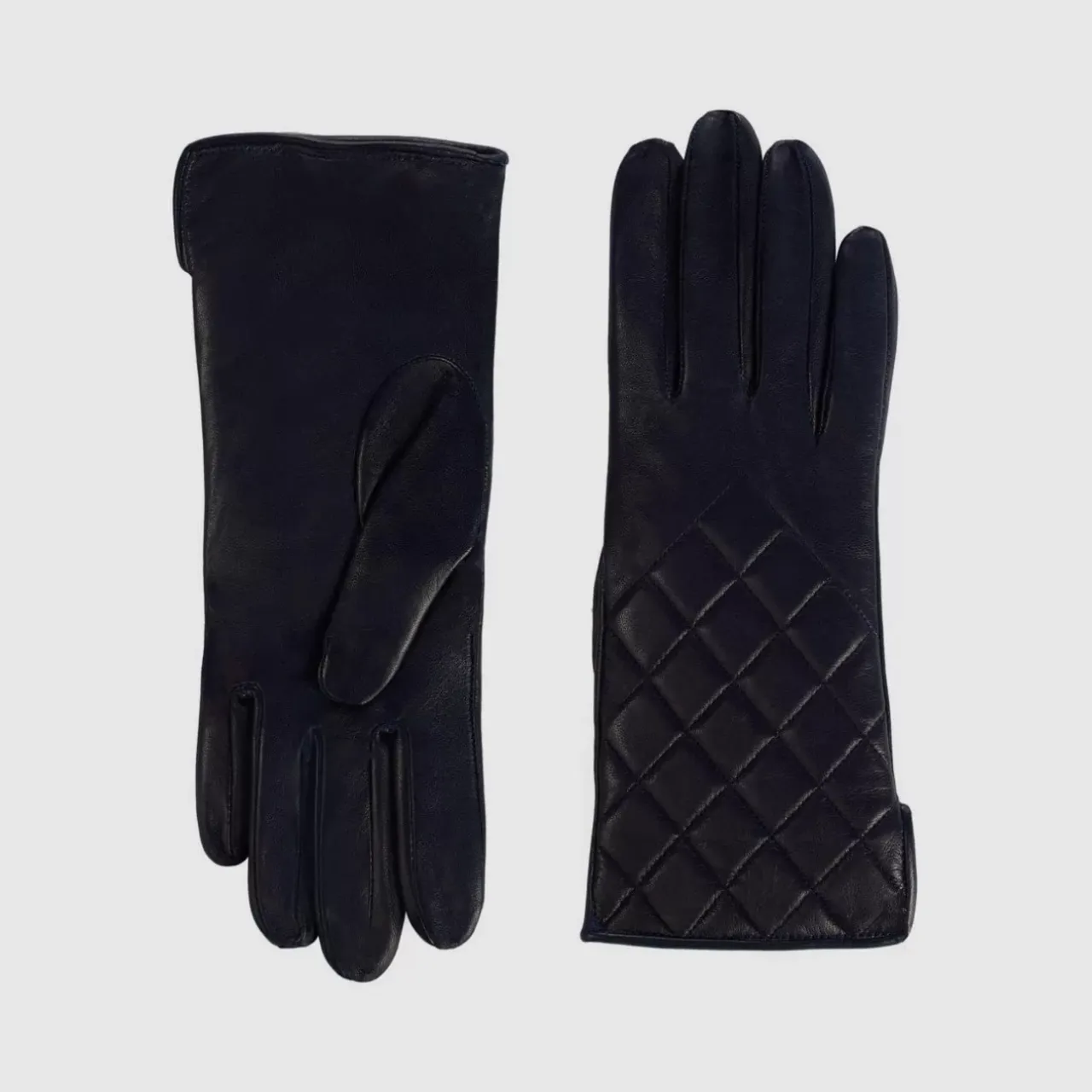 Aquatalia Gloves-Quilted Glove Navy