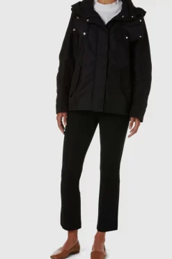 Aquatalia Outerwear-Raveena Nylon Black