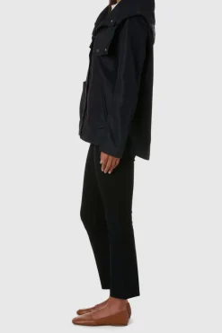 Aquatalia Outerwear-Raveena Nylon Navy