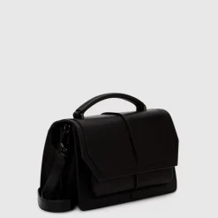 Aquatalia Handbags-Rhumba Satchel Black