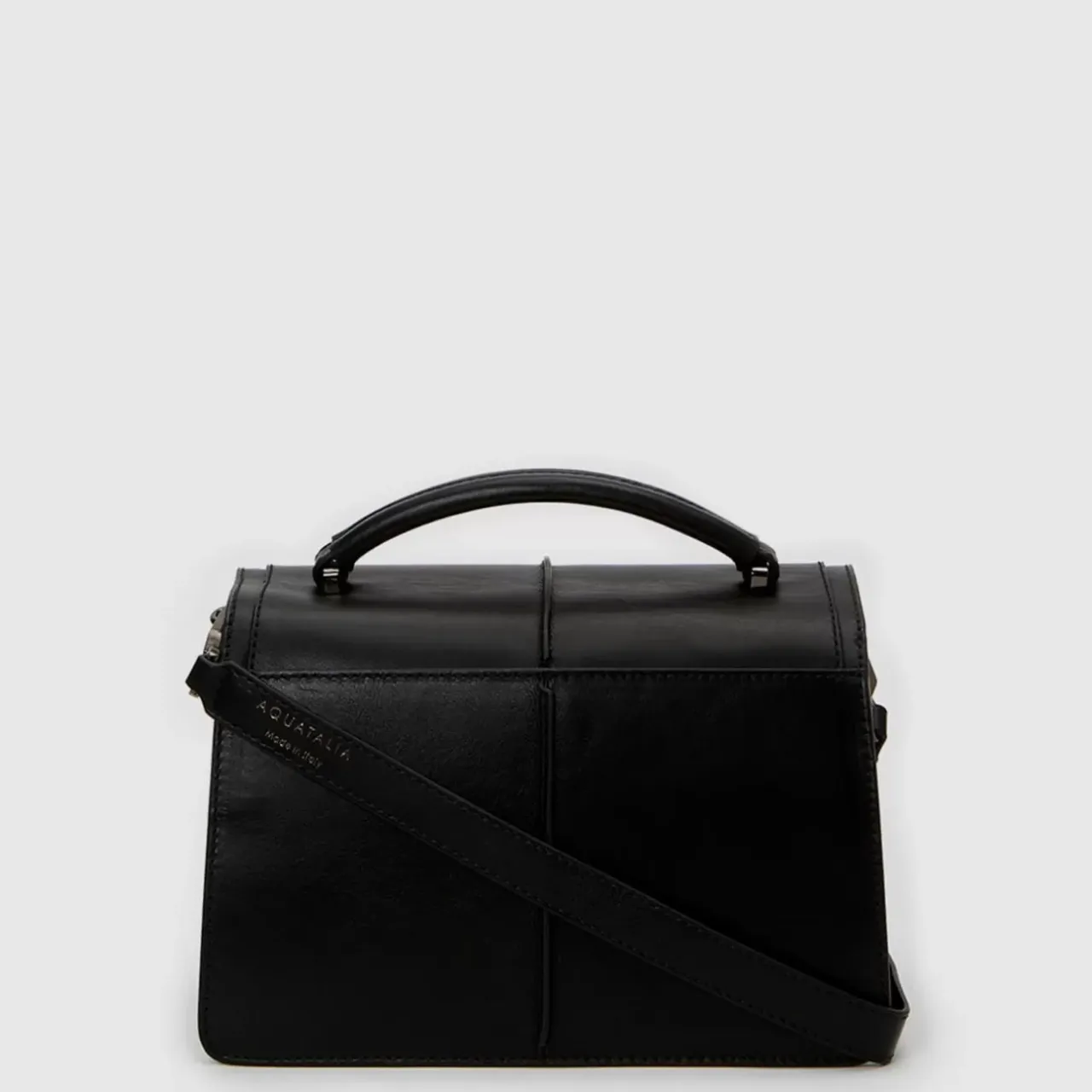 Aquatalia Handbags-Rhumba Satchel Black