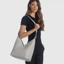 Aquatalia Handbags-Rimini Hobo Pearl