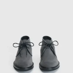 Aquatalia Boots-Rinaldo Dark Charcoal