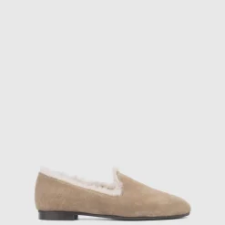 Aquatalia Flats-Romie Light Taupe