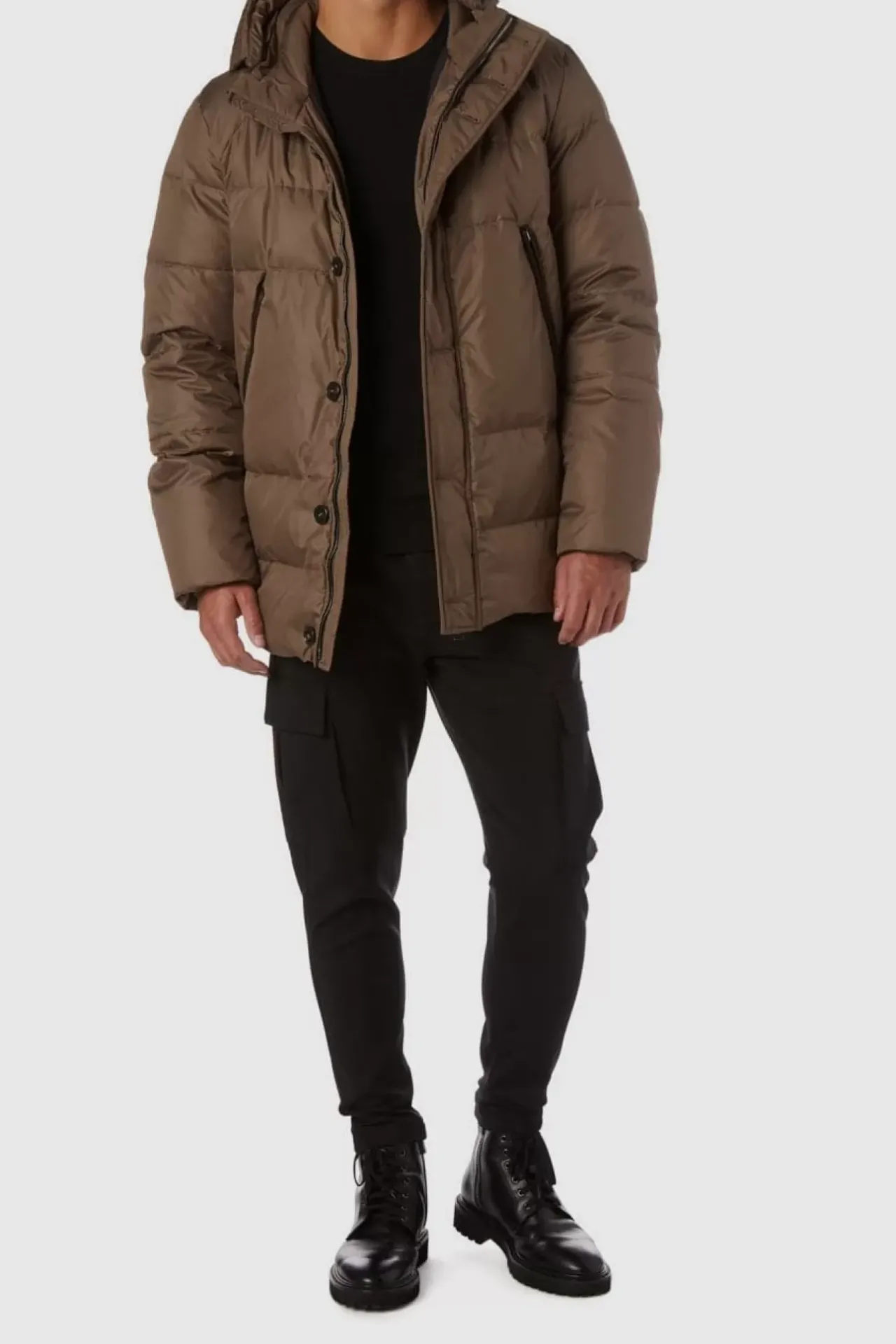 Aquatalia Outerwear-Salerno Bronze