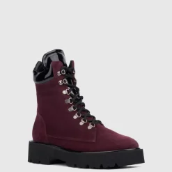 Aquatalia Boots-Sharlena Oxblood/Black