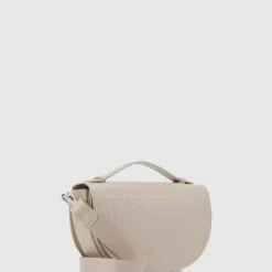 Aquatalia Handbags-Siena Crossbody Cream