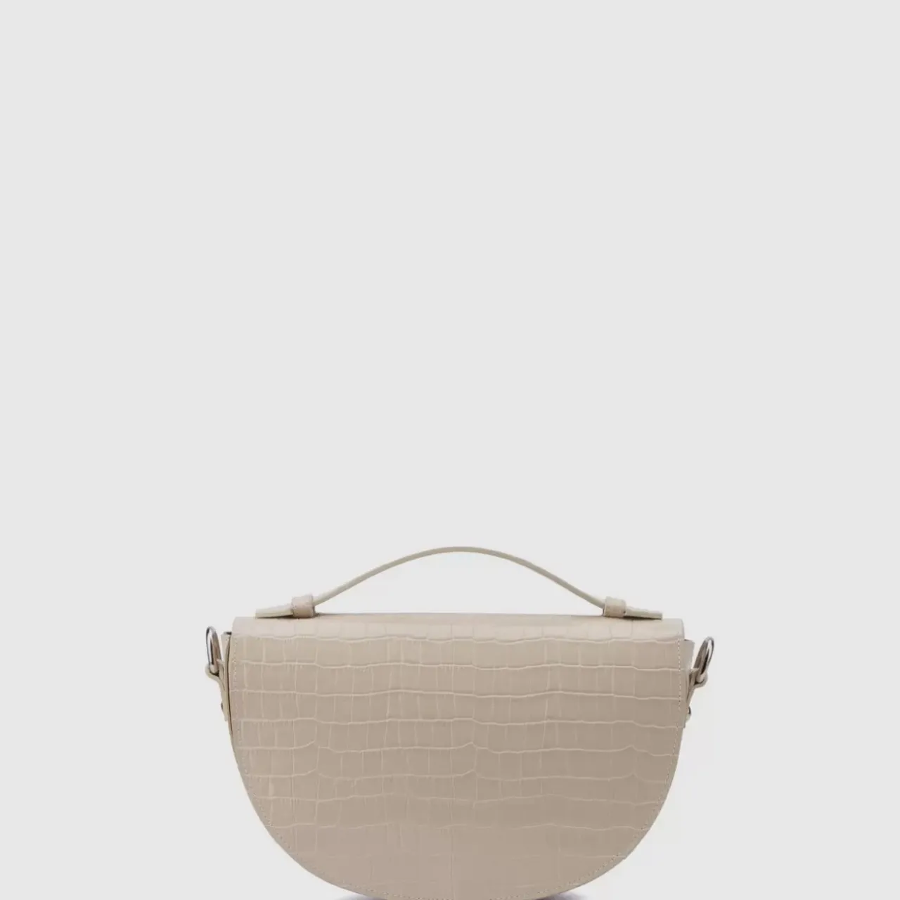 Aquatalia Handbags-Siena Crossbody Cream