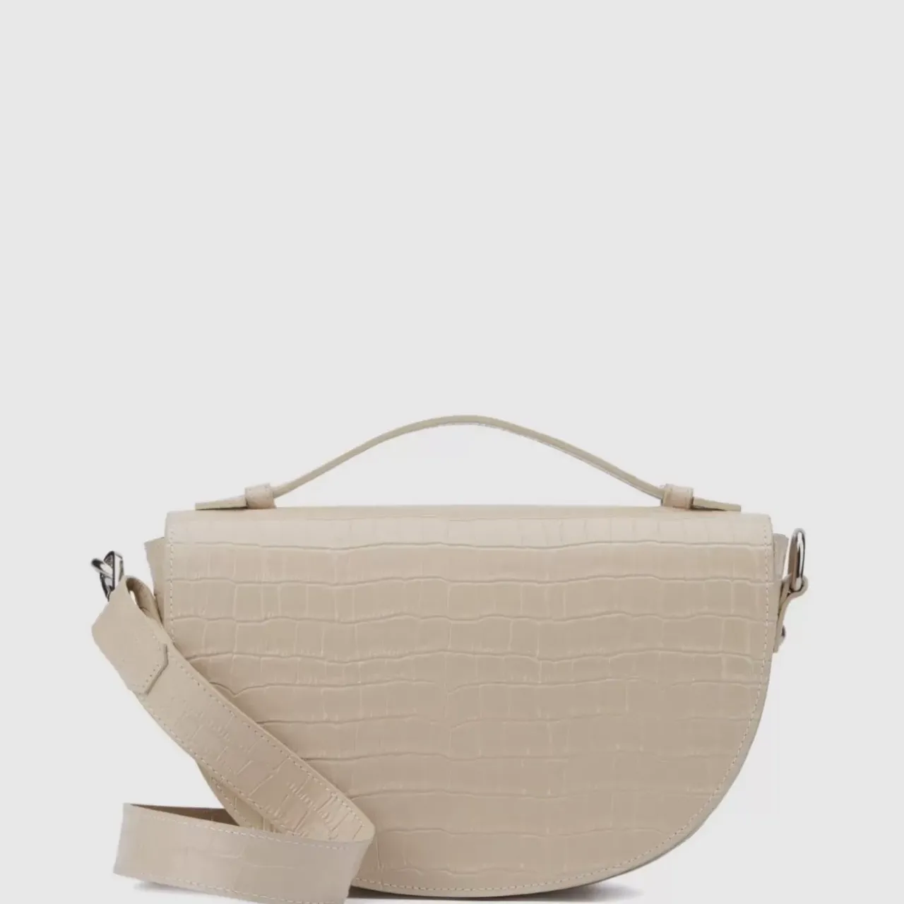 Aquatalia Handbags-Siena Crossbody Cream