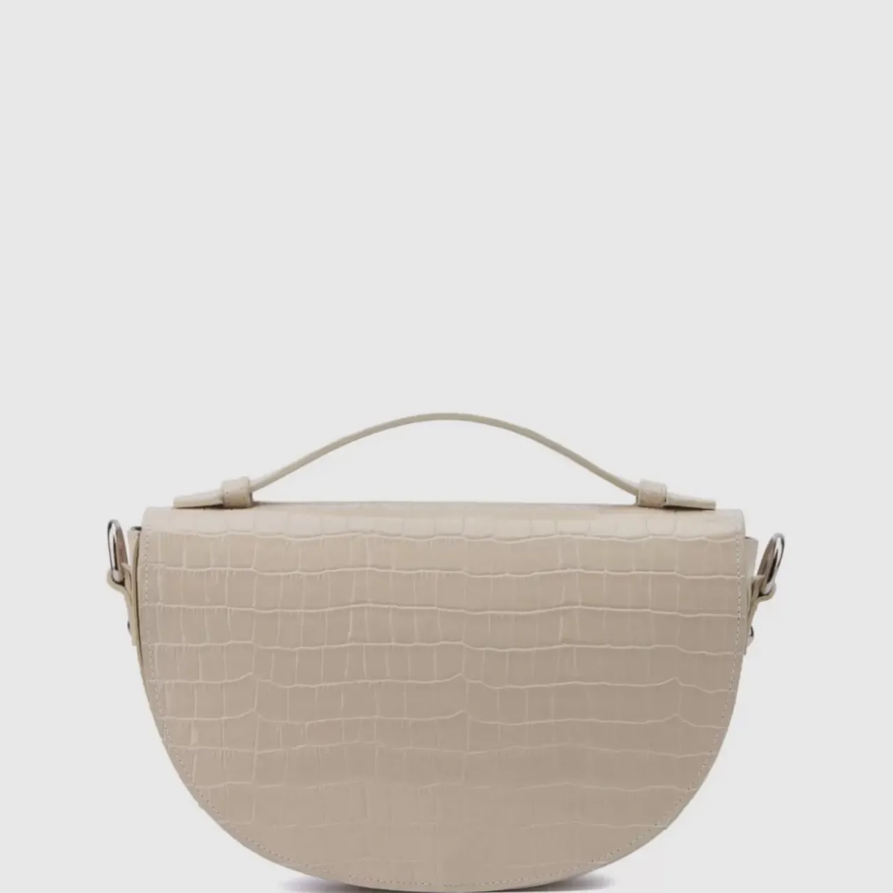 Aquatalia Handbags-Siena Crossbody Cream