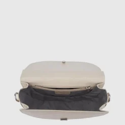 Aquatalia Handbags-Siena Crossbody Cream