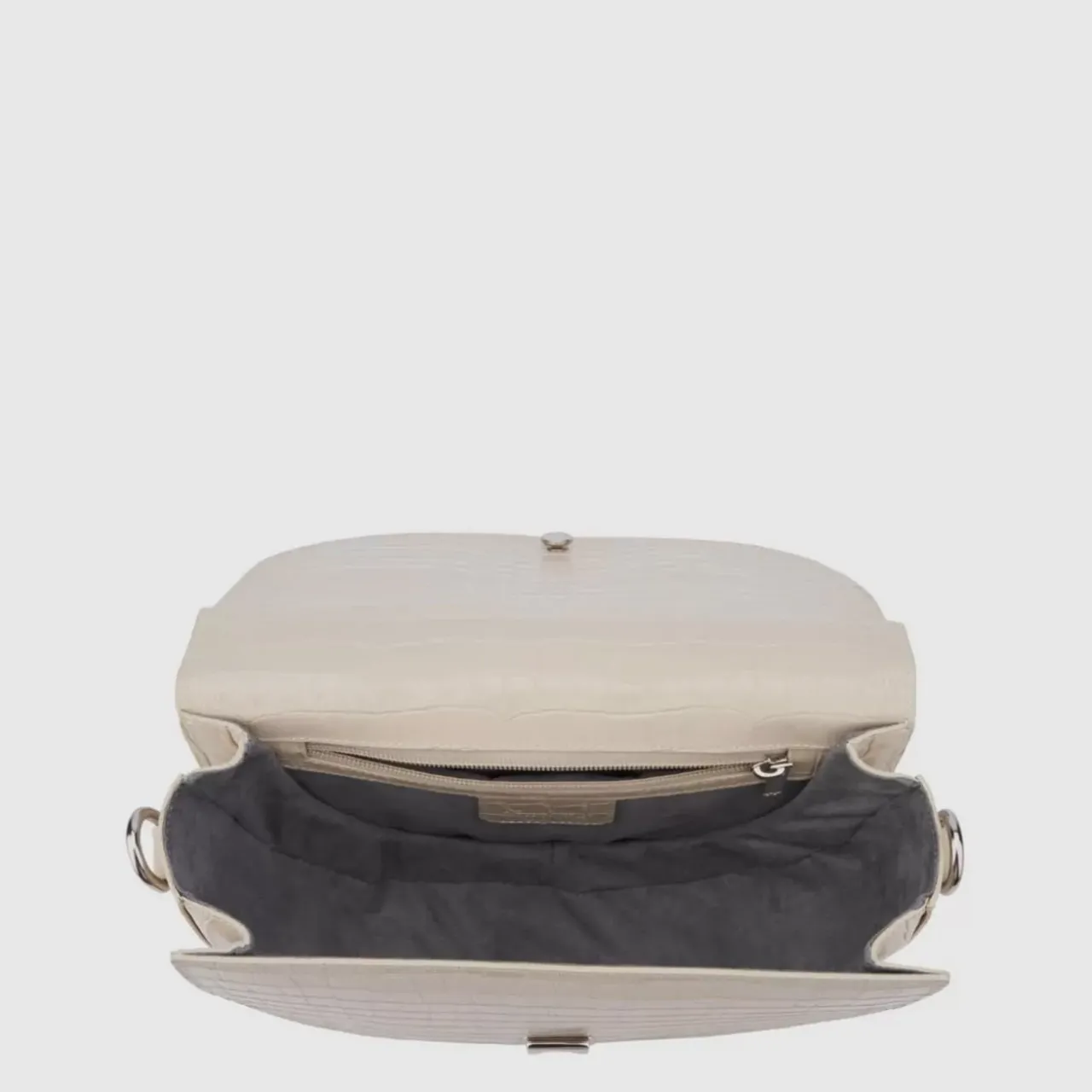 Aquatalia Handbags-Siena Crossbody Cream