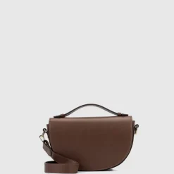 Aquatalia Handbags-Siena Crossbody Cognac