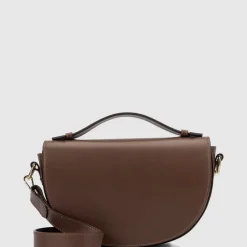 Aquatalia Handbags-Siena Crossbody Cognac