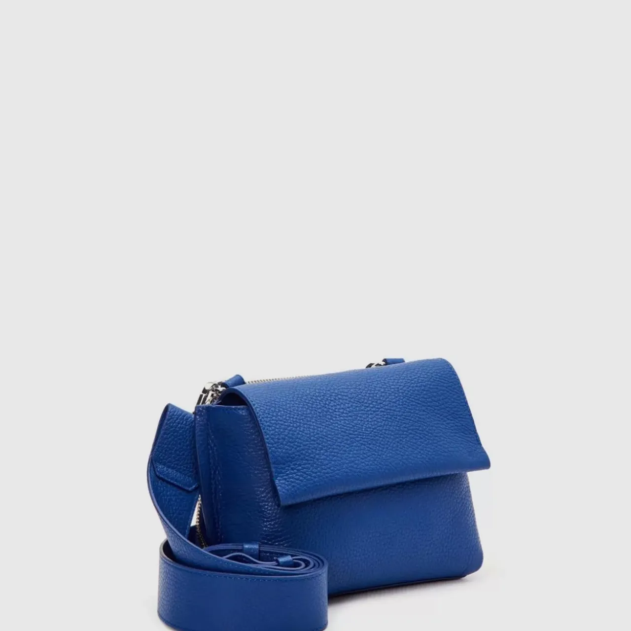 Aquatalia Handbags-Soho Crossbody Electric Blue