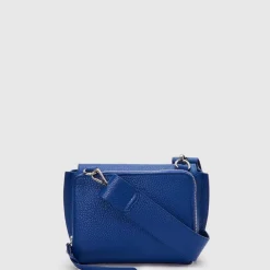 Aquatalia Handbags-Soho Crossbody Electric Blue