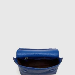 Aquatalia Handbags-Soho Crossbody Electric Blue