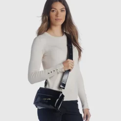 Aquatalia Handbags-Soho Crossbody Black