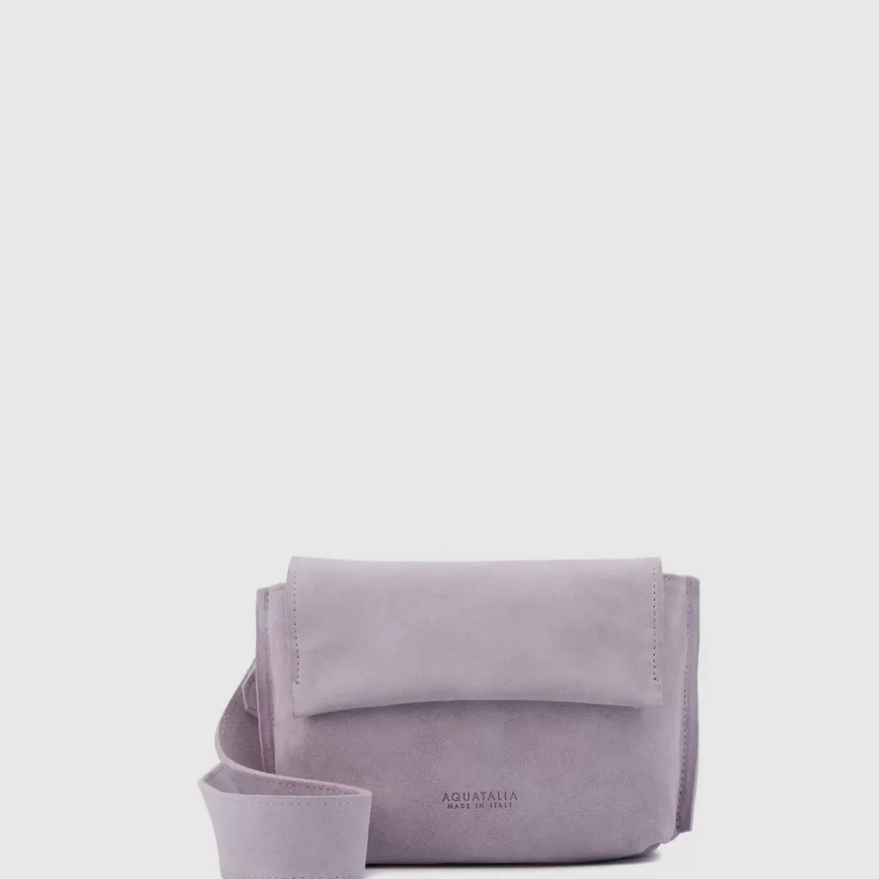 Aquatalia Handbags-Soho Crossbody Mauve Grey