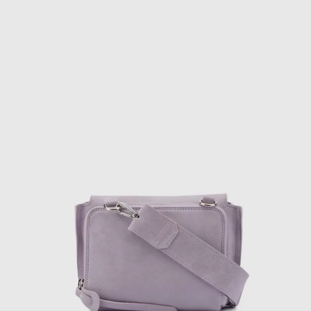 Aquatalia Handbags-Soho Crossbody Mauve Grey